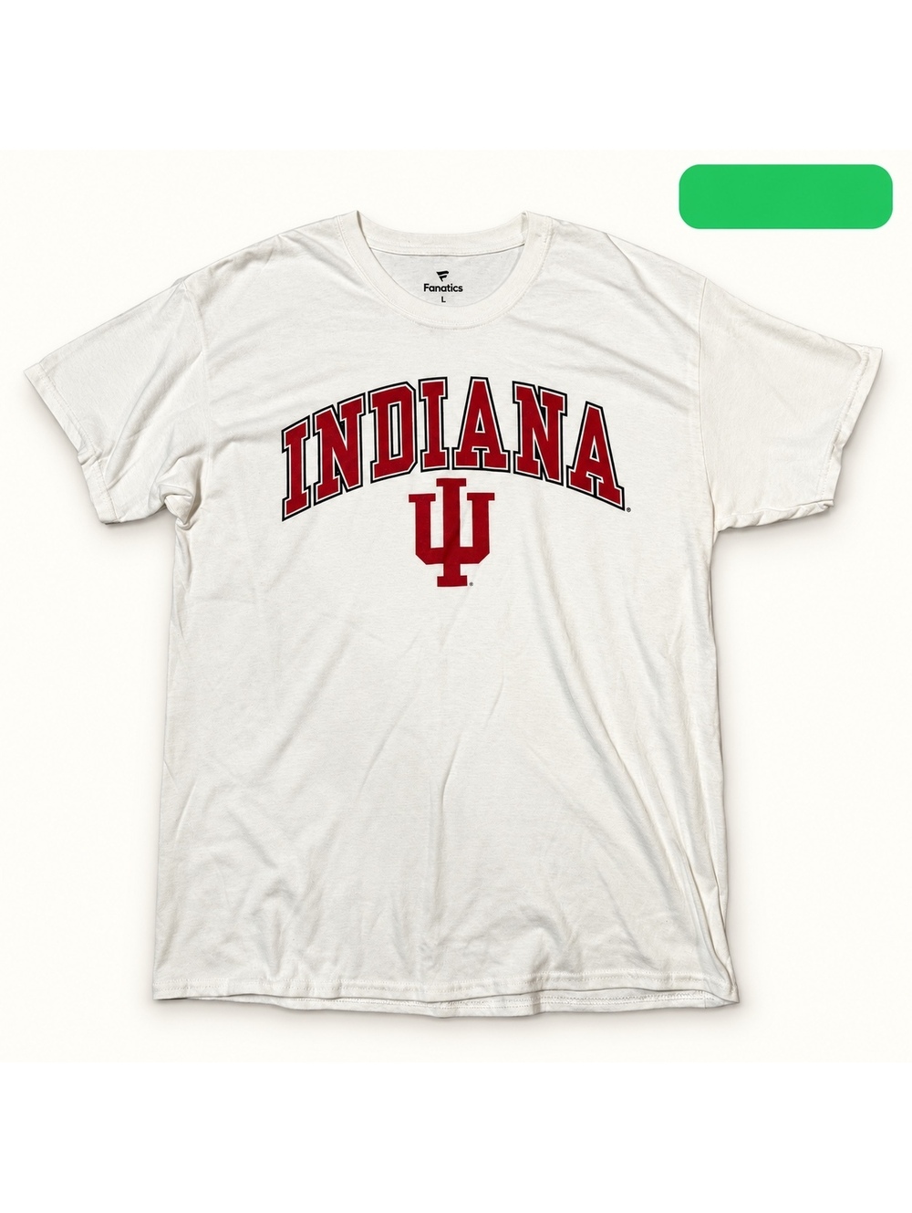 Indiana University White Fanatics T-Shirt Size L
